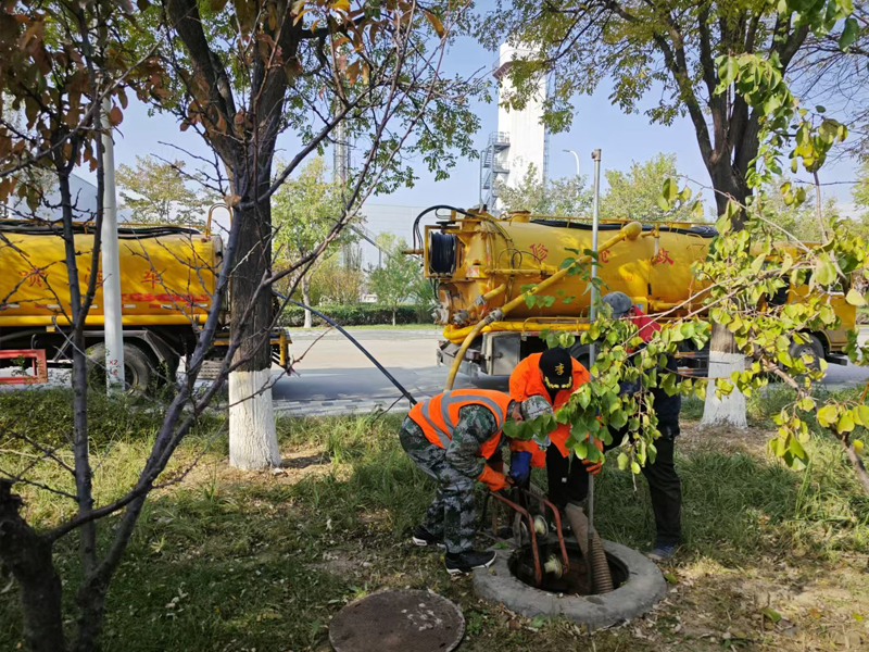 汤泉厂区管道清洗